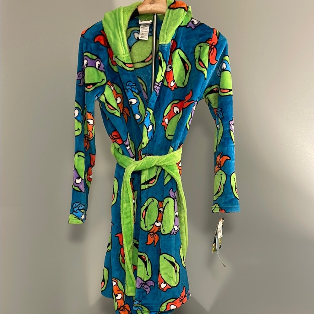 Nickelodeon Teenage Mutant Ninja Turtles Robe nwt large youth 12-14